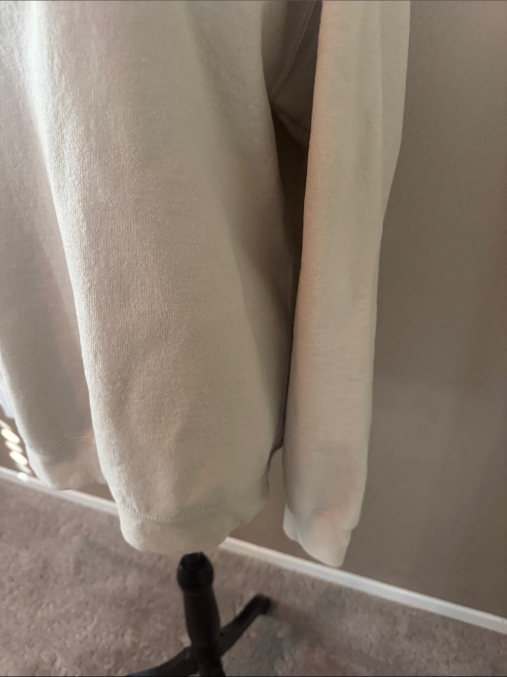 Gildan Cream Crewneck Sweater with Halloween Duck Embroidery - Picture 6 of 8